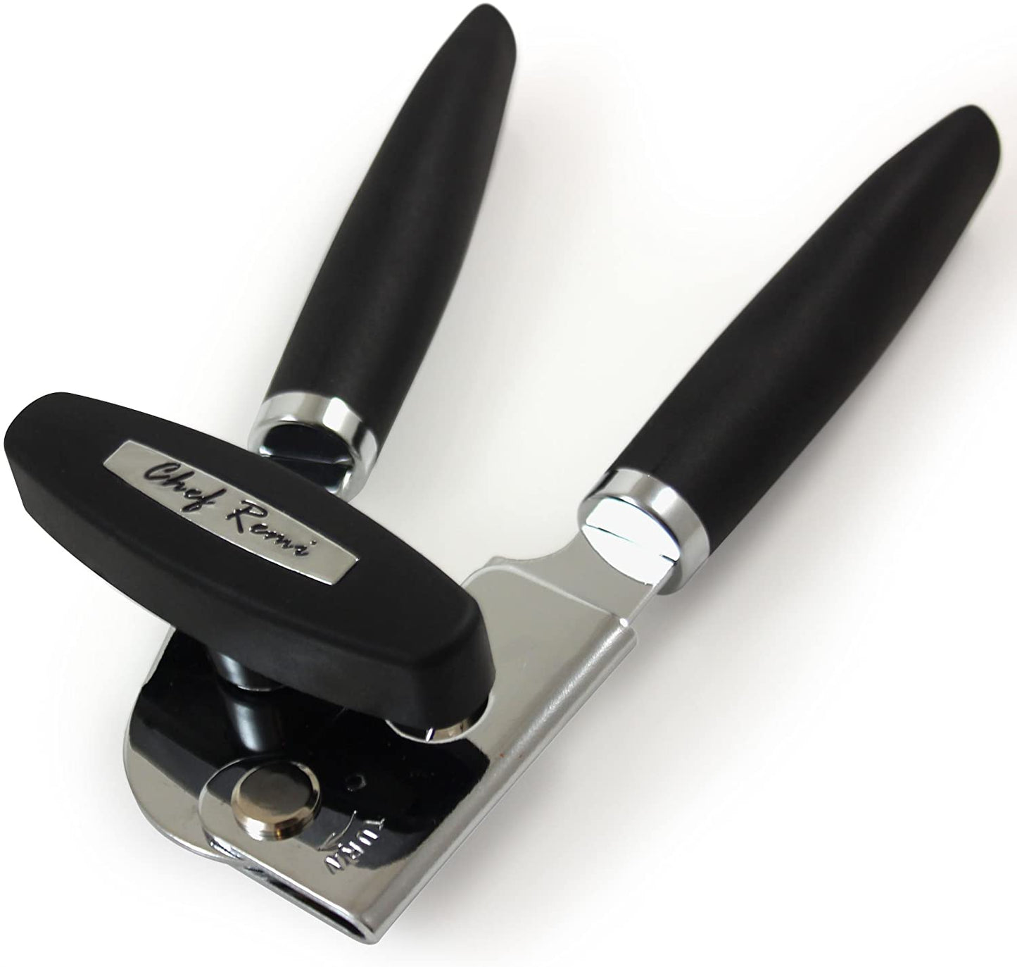 Chef Remi Tin Opener | Durable Can Opener with Non Slip, Comfortable Handles - Ideal for Elderly
