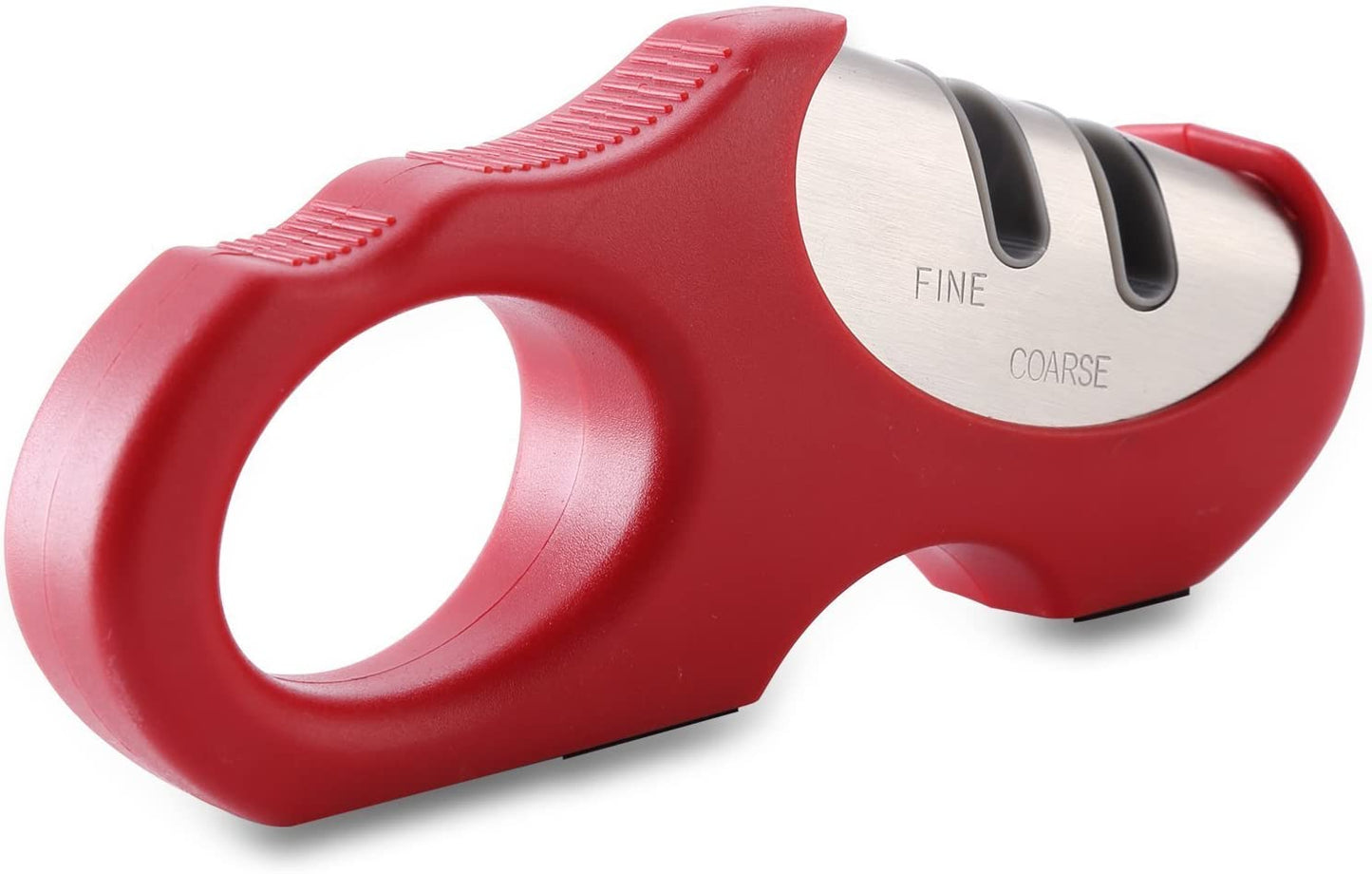 Chef Remi Knife Sharpener | Non-Slip Stainless Steel Scissors & Blade Sharpener
