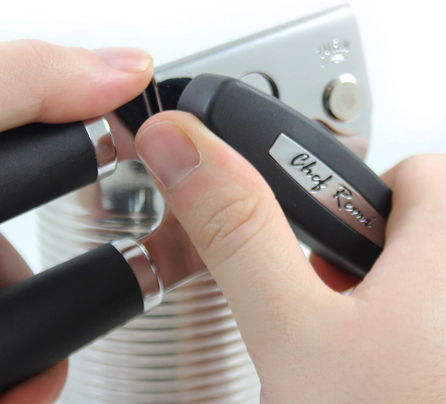 Chef Remi Tin Opener | Durable Can Opener with Non Slip, Comfortable Handles - Ideal for Elderly