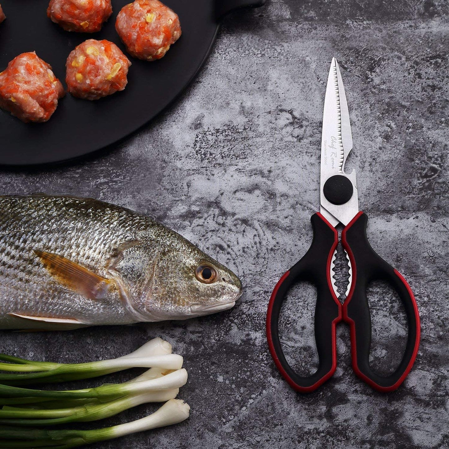 Kitchen Scissors for Meat Fish Plant and Gardening Christmas Gift for Meat Fish Plant