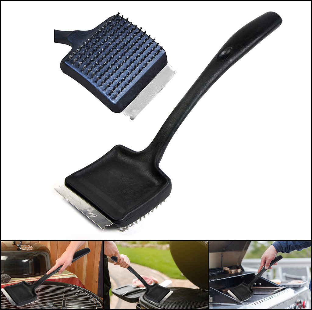 Heavy duty hotsell grill brush