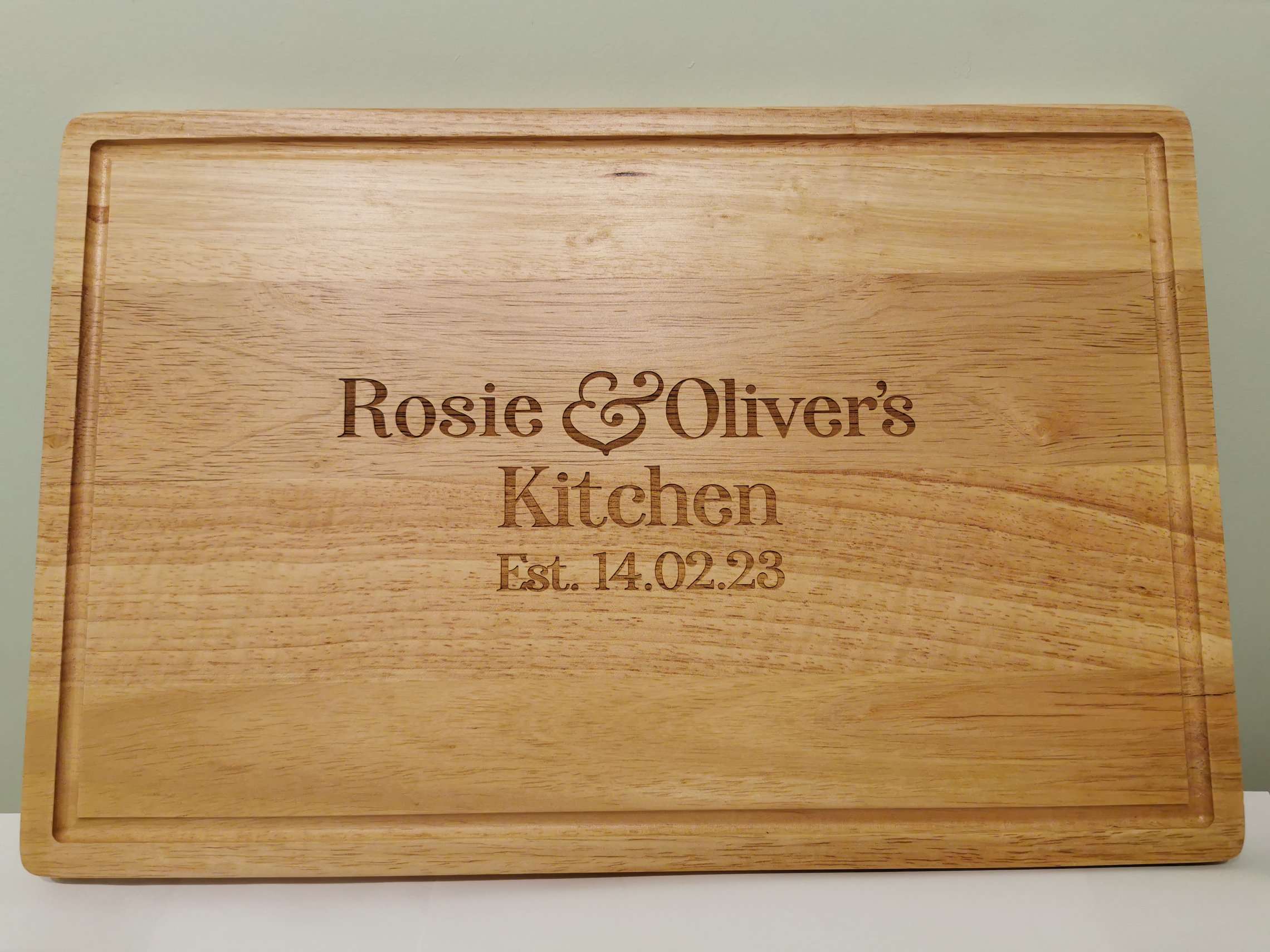 Personalised Engraving Wood Cutting Chopping Board