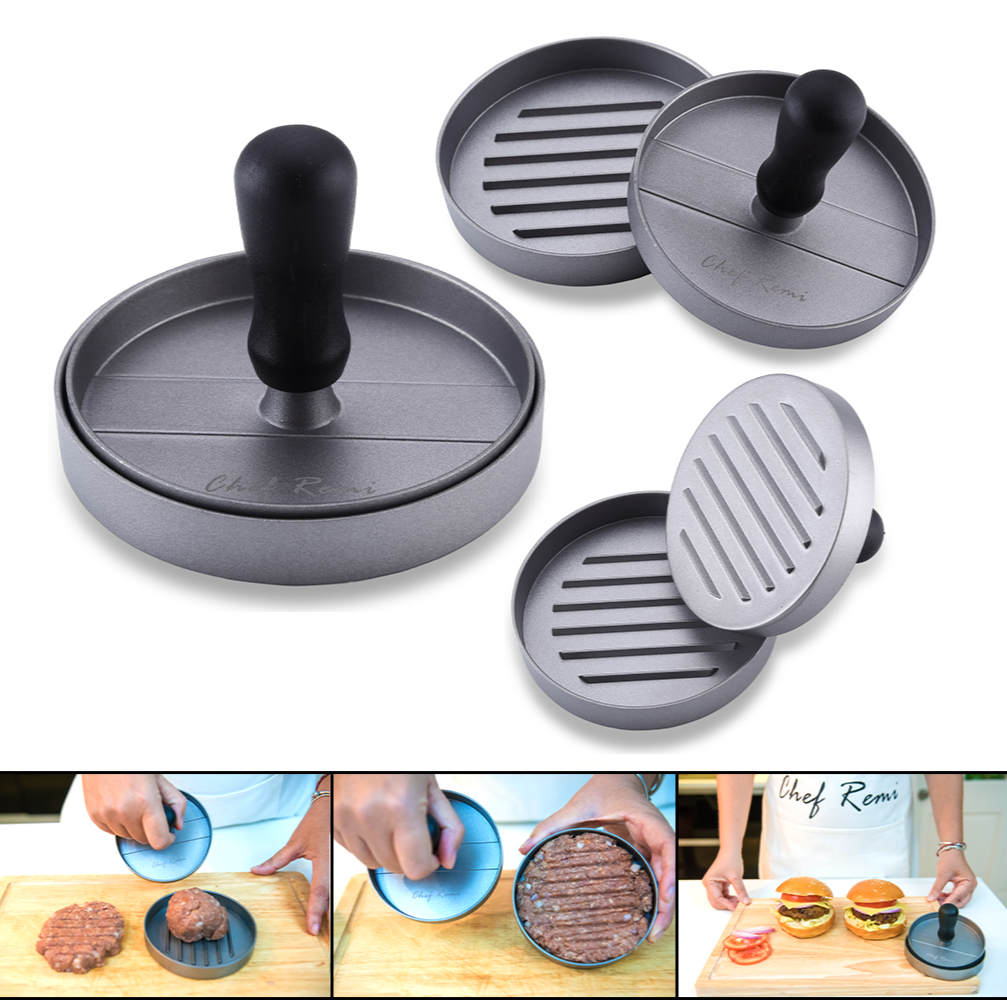 Burger Press Non-Stick Professional Hamburger Press and Patty Maker - Non Stick Burger Press
